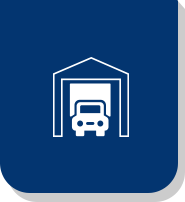 Ample parking and staging area for trucks