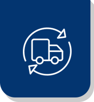 Truck Docking on both sides of the warehouse